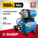 ЗУБР 1000 Вт, 60 л/мин, станция насосная М3 НАС-М3-1000