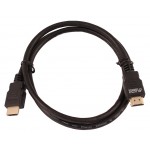 Кабель аудио-видео LAZSO WH-111 HDMI (m)/HDMI (m) 1м. позолоч.конт. черный (WH-111(1M))