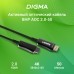 Кабель аудио-видео Digma HDMI 2.0 AOC HDMI (m)/HDMI (m) 50м. позолоч.конт. черный (BHP AOC 2.0-50)