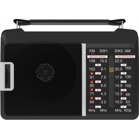 Радиоприемник портативный Ritmix RPR-190 черный Радиоприемник портативный Ritmix RPR-190 черный