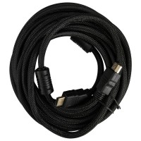 Кабель аудио-видео Buro HDMI (m)/HDMI (m) 5м. феррит.кольца позолоч.конт. черный (HDMI-V1.4-5MC)