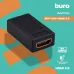 Адаптер аудио-видео Buro HDMI (f)/HDMI (f) позолоч.конт. черный (BHP-ADP-HDMI-2.0)