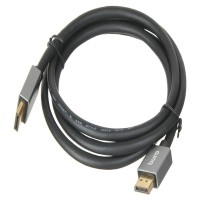 Кабель аудио-видео Buro V1.4 DisplayPort (m)/DisplayPort (m) 1.5м. позолоч.конт. черный (BHP-DPP-1.4-1.5G)