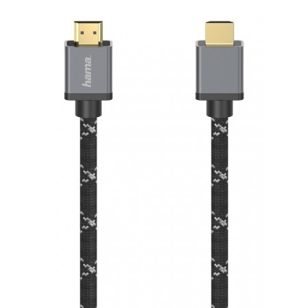 Кабель аудио-видео Hama H-205238 HDMI (m)/HDMI (m) 1м. позолоч.конт. черный/серый (уп.:1шт) (00205238)