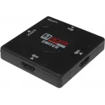 Переключатель аудио-видео Premier HDMI (f)/HDMI (f)/HDMI (f) черный (7003)