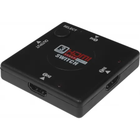 Переключатель аудио-видео Premier HDMI (f)/HDMI (f)/HDMI (f) черный (7003) Переключатель аудио-видео Premier HDMI (f)/HDMI (f)/HDMI (f) черный (7003)