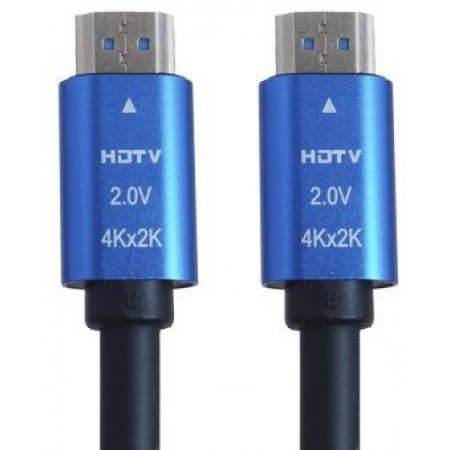 Кабель аудио-видео Premier 11243 HDMI (m)/HDMI (m) 5м. позолоч.конт. черный