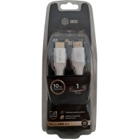 Кабель аудио-видео Cactus CS-HDMI.2.1-1 HDMI (m)/HDMI (m) 1м. позолоч.конт. серебристый Кабель аудио-видео Cactus CS-HDMI.2.1-1 HDMI (m)/HDMI (m) 1м. позолоч.конт. серебристый