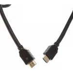 Кабель аудио-видео Cactus CS-HDMI.2-1 HDMI (m)/HDMI (m) 1м. позолоч.конт. черный