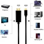 Кабель-переходник аудио-видео Premier L9G USB Type-C (m)/HDMI (m) 2м. черный (A2604)