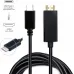 Кабель-переходник аудио-видео Premier L9G USB Type-C (m)/HDMI (m) 2м. черный (A2604)