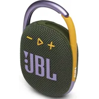 Колонка порт. JBL Clip 4 зеленый 5W 1.0 BT 15м 500mAh (JBLCLIP4GRN) Колонка порт. JBL Clip 4 зеленый 5W 1.0 BT 15м 500mAh (JBLCLIP4GRN)