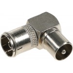 Адаптер антенный Premier 4-415/1 Coax (f)/Coax (m) серебристый