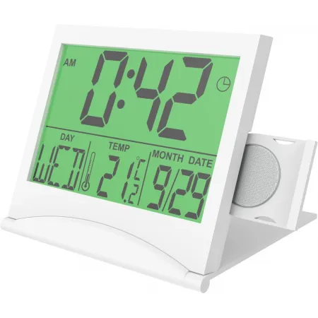 Будильник Ritmix CAT-042 White белый LCD подсв:белая часы:цифровые без радио Будильник Ritmix CAT-042 White белый LCD подсв:белая часы:цифровые без радио