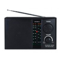 Радиоприемник портативный Supra ST-19U черный USB