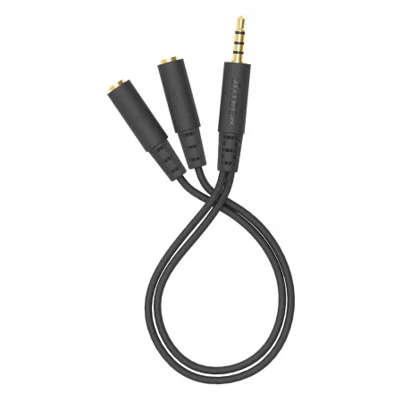 Адаптер аудио A4Tech AD-3P 2xJack 3.5 (f)/Jack 3.5 (m) 0.2м. черный