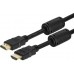 Кабель соединительный аудио-видео Premier 5-813 HDMI (m)/HDMI (m) 0.75м. феррит.кольца черный (5-813 0.75)