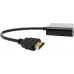 Переходник аудио-видео Premier 5-983 HDMI (m)/VGA (f)/Jack 3.5 (f) 0.15м. черный