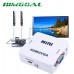 Переходник аудио-видео Premier 5-983M HDMI (m)/VGA (f)/Jack 3.5 (f) белый