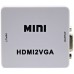 Переходник аудио-видео Premier 5-983M HDMI (m)/VGA (f)/Jack 3.5 (f) белый