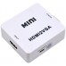 Переходник аудио-видео Premier 5-983M HDMI (m)/VGA (f)/Jack 3.5 (f) белый