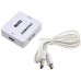 Переходник аудио-видео Premier 5-983M HDMI (m)/VGA (f)/Jack 3.5 (f) белый