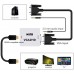 Переходник аудио-видео Premier 5-982 HDMI (f)/VGA (f)/Jack 3.5 (f) белый