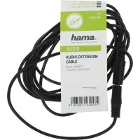 Адаптер аудио Hama H-205104 Jack 3.5 (m)/Jack 3.5 (f) 2.5м. черный (00205104) Адаптер аудио Hama H-205104 Jack 3.5 (m)/Jack 3.5 (f) 2.5м. черный (00205104)