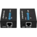 Адаптер аудио-видео Premier 5-877 HDMI (f)/RJ45 черный