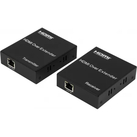 Набор адаптеров аудио-видео Premier 5-877-2 HDMI (f)/RJ45 черный