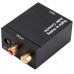 Переходник аудио Premier 5-987 TOS (f)/2хRCA (f) черный