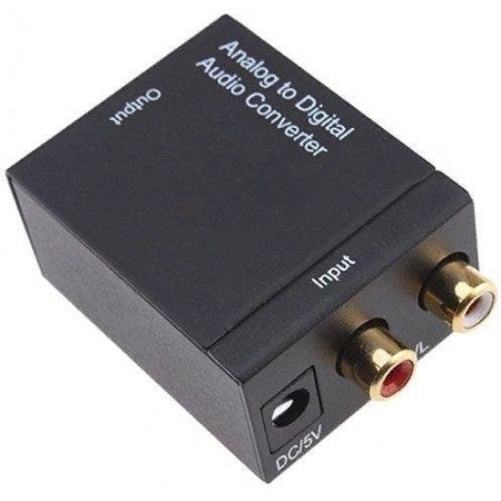 Переходник аудио Premier 5-986 2хRCA (f)/TOS (f) черный