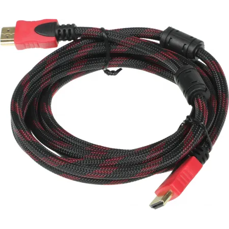 Кабель соединительный аудио-видео Premier 5-813R HDMI (m)/HDMI (m) 3м. феррит.кольца черный/красный (5-813R 3.0)