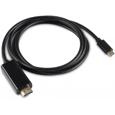 Кабель-переходник аудио-видео Buro USB Type-C (m)/HDMI (m) 1.5м. черный (BU-TYPEC-HDMI-1.5M)