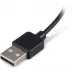 Переходник Buro HDMI (m)/DisplayPort (f) черный (BU-HDMI(M)-DP(F))