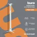 Кронштейн для проектора Buro PR04-140W белый макс.20кг потолочный поворот и наклон