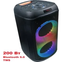 Колонка порт. Microlab PT802 черный 200W 1.0 BT/3.5Jack/USB 4400mAh (без.бат)