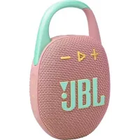 Колонка порт. JBL Clip 5 розовый 7W Mono BT 1400mAh Колонка порт. JBL Clip 5 розовый 7W Mono BT 1400mAh