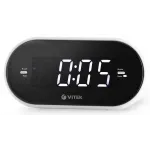 Радиобудильник Vitek VT-6602 черный LCD часы:цифровые AM/FM