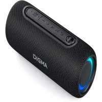 Колонка порт. Digma D-PS1524 черный 20W 2.0 BT 10м 2000mAh (PS1524B)