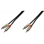Кабель соединительный аудио Premier 5-304 1.5 2хRCA (m)/2хRCA (m) 1.5м. позолоч.конт. черный/серый Кабель соединительный аудио Premier 5-304 1.5 2хRCA (m)/2хRCA (m) 1.5м. позолоч.конт. черный/серый