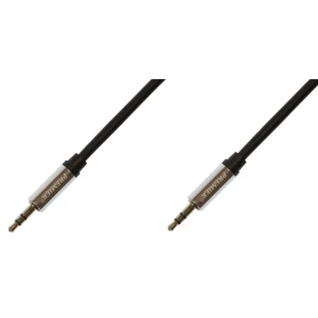 Кабель соединительный аудио Premier 5-332 3.0 Jack 3.5 (m)/Jack 3.5 (m) 3м. позолоч.конт. черный/серый
