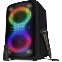 Колонка порт. Sven PS-1000 черный 160W 1.0 BT/3.5Jack 8000mAh (SV-022686)