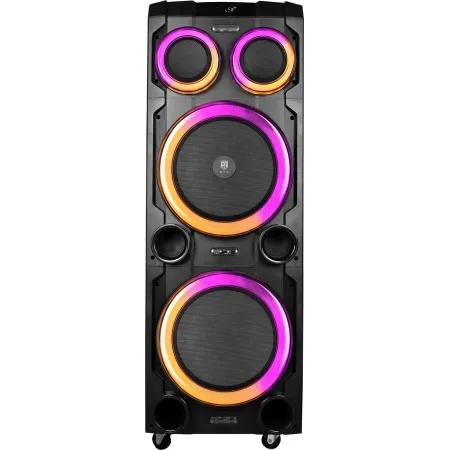 Колонка порт. Ural Молот 23 черный 2000W 1.1 BT/3.5Jack/USB-C 15м 7000mAh (УРАЛ МОЛОТ 23)