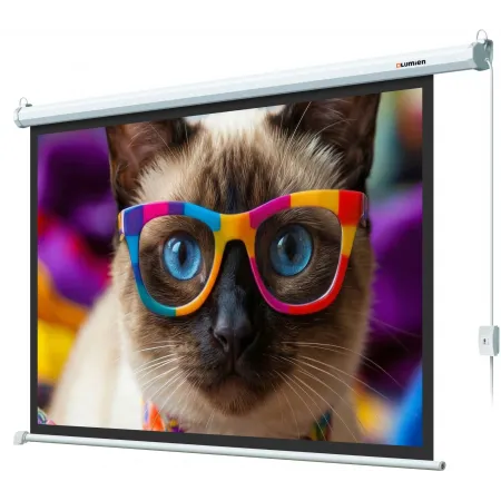 Экран Lumien 84" 137x192см Eco Control LEC-100118 16:9 настенно-потолочный рулонный белый (моторизованный привод)