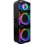 Колонка порт. Ural Молот 216 черный/черный 3000W 1.1 BT/3.5Jack/USB-C 15м 9000mAh (УРАЛ МОЛОТ 216)