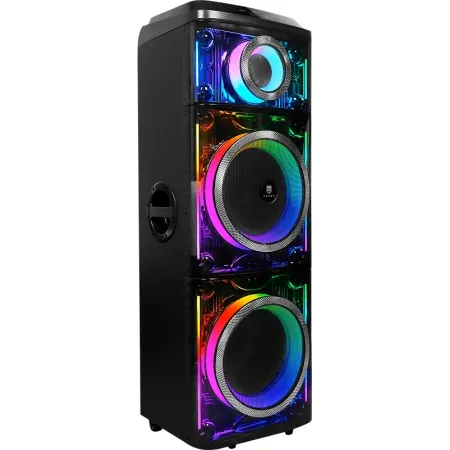 Колонка порт. Ural Молот 216 черный/черный 3000W 1.1 BT/3.5Jack/USB-C 15м 9000mAh (УРАЛ МОЛОТ 216)