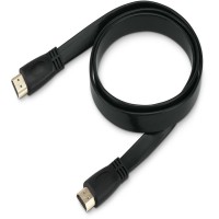 Кабель аудио-видео Buro HDMI 1.4 Flat HDMI (m)/HDMI (m) 1м. черный (BHP HDMI 1)
