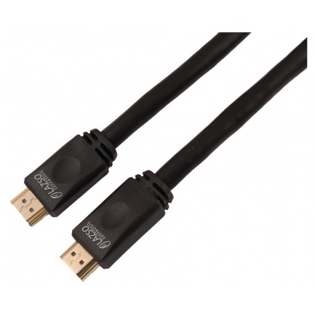 Кабель аудио-видео LAZSO WH-111 HDMI (m)/HDMI (m) 30м. позолоч.конт. черный (WH-111(30M))