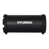 Колонка порт. Hyundai H-PAC220 черный/голубой 10W 1.0 BT/3.5Jack/USB